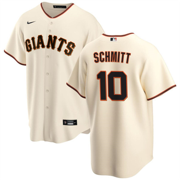 San Francisco Giants #10 Casey Schmitt Cream Cool Base Stitched Jersey - Zenithce