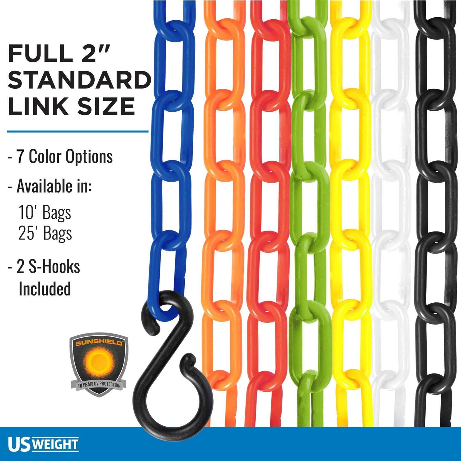 US Weight Plastic Chain - Zenithce