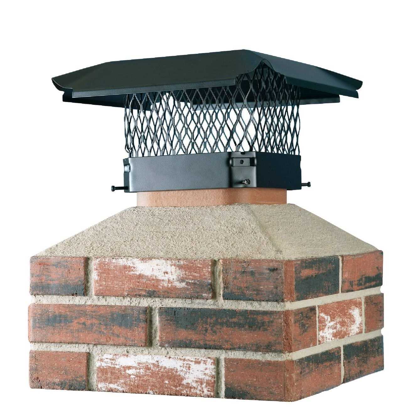 Shelter SC913 Chimney Cap Black Steel - Zenithce
