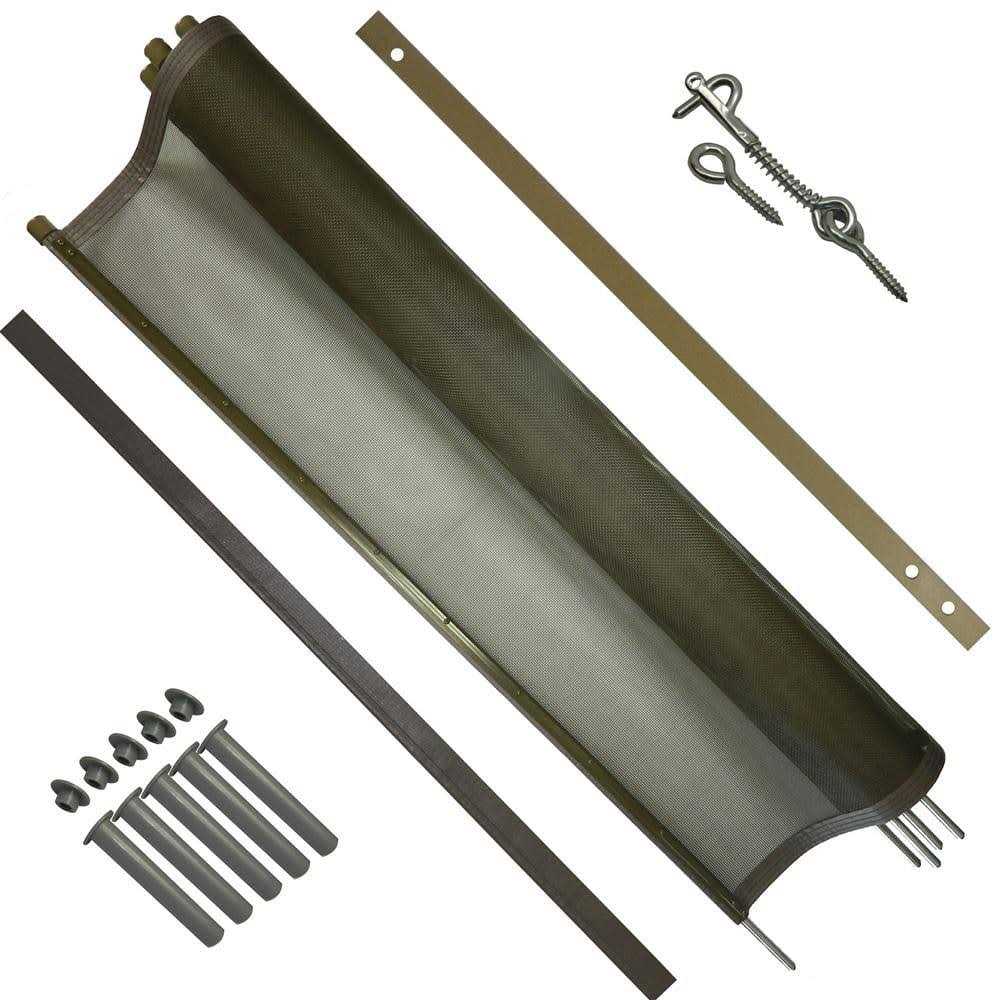 Pool Fence DIY 12’x5′ Fence Section with 5 Poles in Black - Zenithce