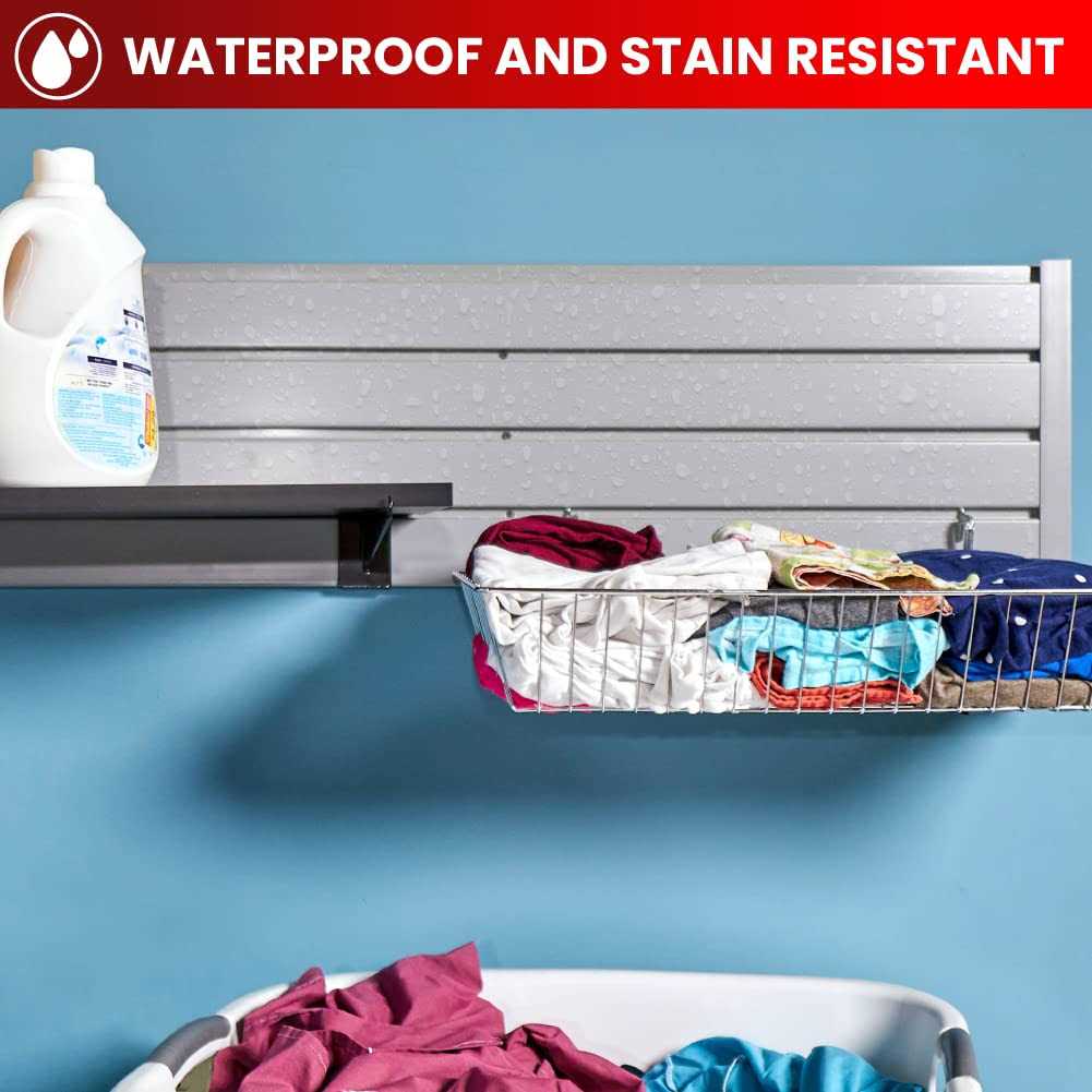 Slatwall Panel Garage Wall Organizer Heavy Duty Wall Mounted Pvc Wall - Zenithce
