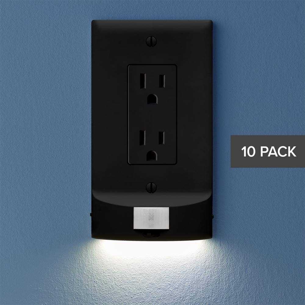 SnapPower GuideLight 2 PLUS Outlet Wall Plate White - Zenithce
