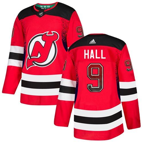 New Jersey Devils #9 Taylor Hall Red Drift Fashion Stitched Jersey - Zenithce