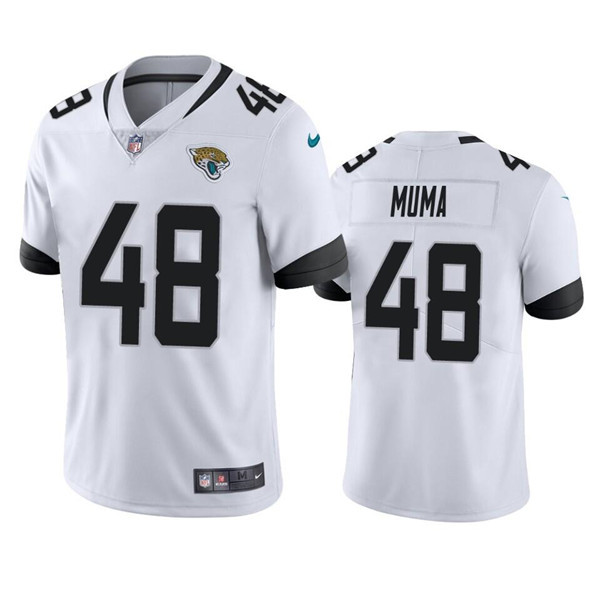 Jacksonville Jaguars #48 Chad Muma White Vapor Untouchable Limited Stitched Jersey - Zenithce