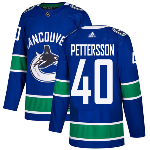 Vancouver Canucks #40 Elias Pettersson Blue Stitched Adidas Jersey - Zenithce