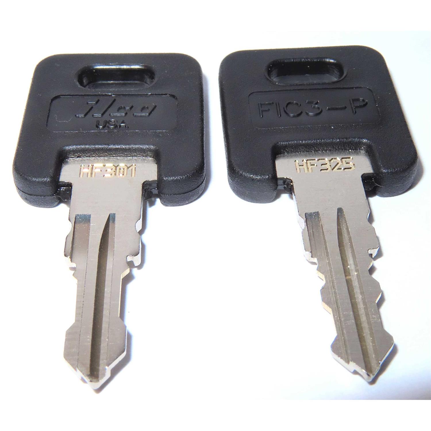 Ilco Rv Motorhome Trailer Keys Cut to Lock/key Number from Hf301 T0 Hf325 Working Keys Travel Trailer Motor Home Toy Hauler Keys - Zenithce