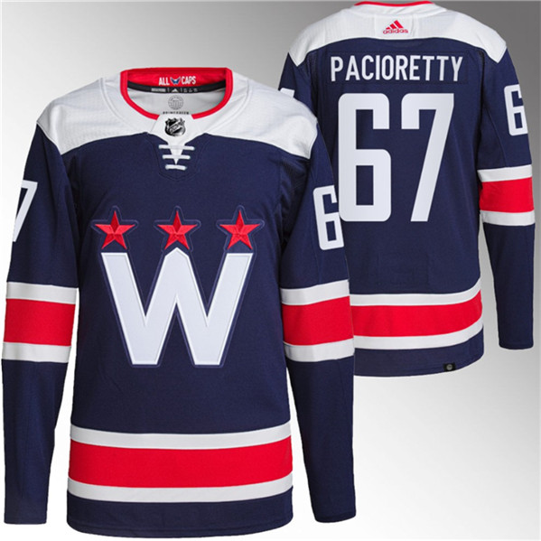 Washington Capitals #67 Max Pacioretty Navy Stitched Jersey - Zenithce