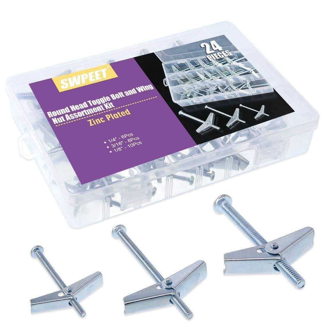 Swpeet 60Pcs Assorted Sizes Hose Clamps Kit, 304 Stainless Steel Adjustable 6-38mm Range Worm Gear Hose Clamp Perfect for Plumbing, Automotive And - Zenithce