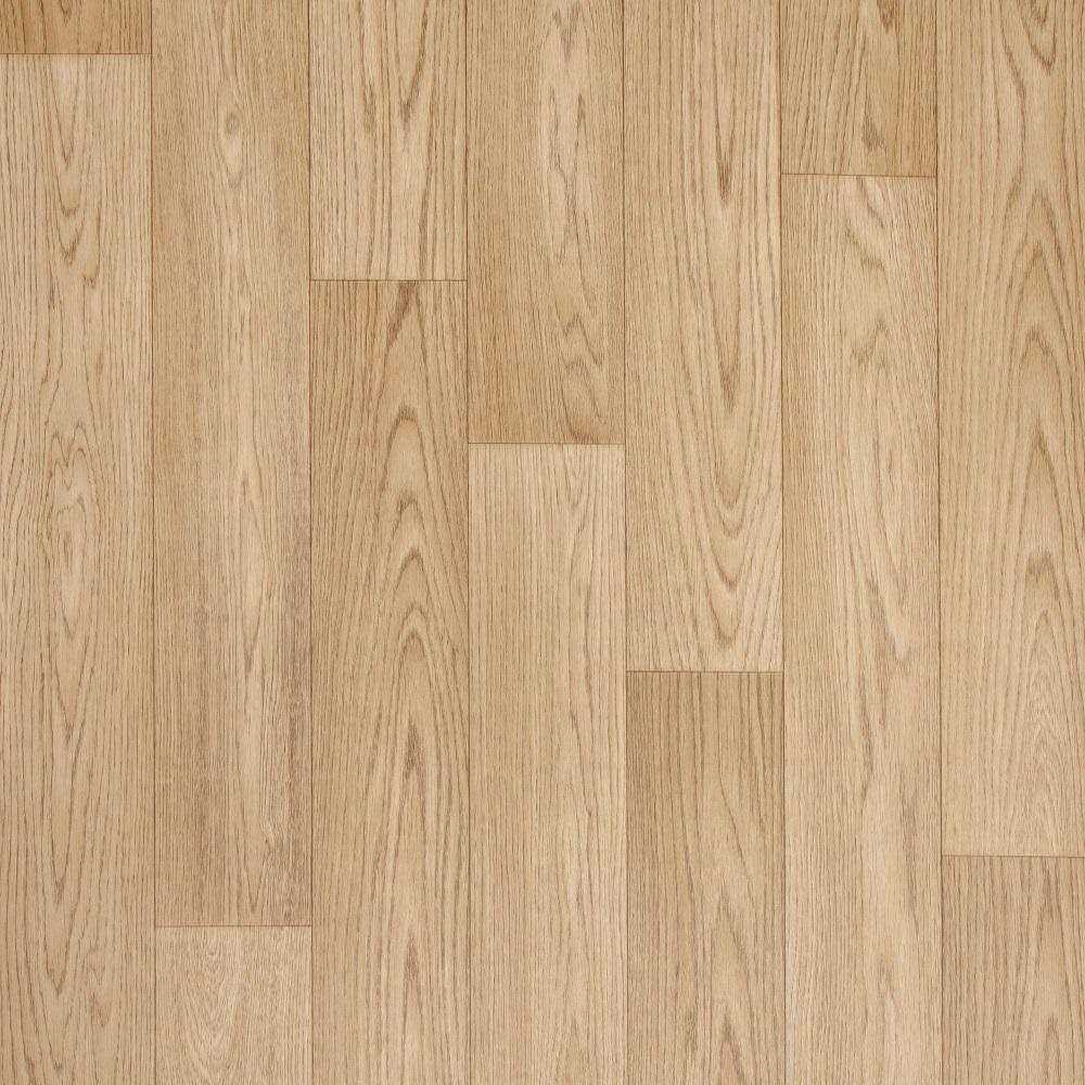 TrafficMaster Oak Residential Vinyl Sheet Flooring 12 ft. Wide x Cut to Length - Zenithce