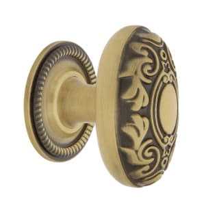 Nostalgic Warehouse Victorian Brass 1 3/4 Cabinet Knob Rope Rose - Zenithce