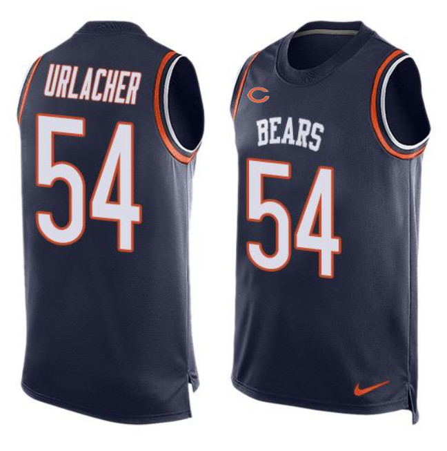 Chicago Bears Customized Navy Blue Tank Top Jersey - Zenithce