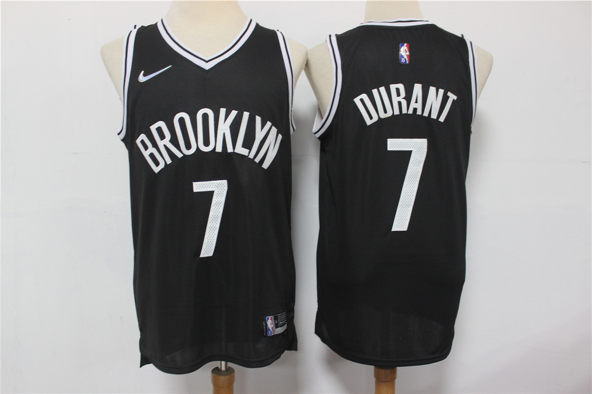 Brooklyn Nets #7 Kevin Durant Black 75th Anniversary Diamond 2021 Stitched Jersey - Zenithce