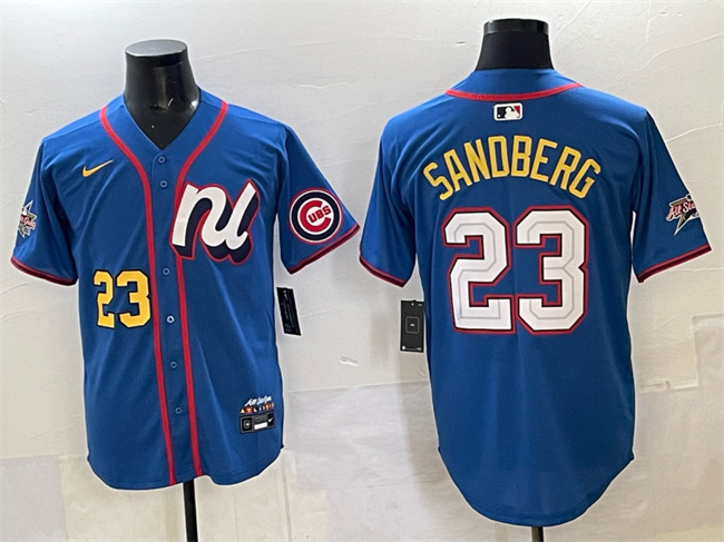 National League #23 Ryne Sandberg Blue 2025 All-Star Edition Limited Stitched Jersey - Zenithce