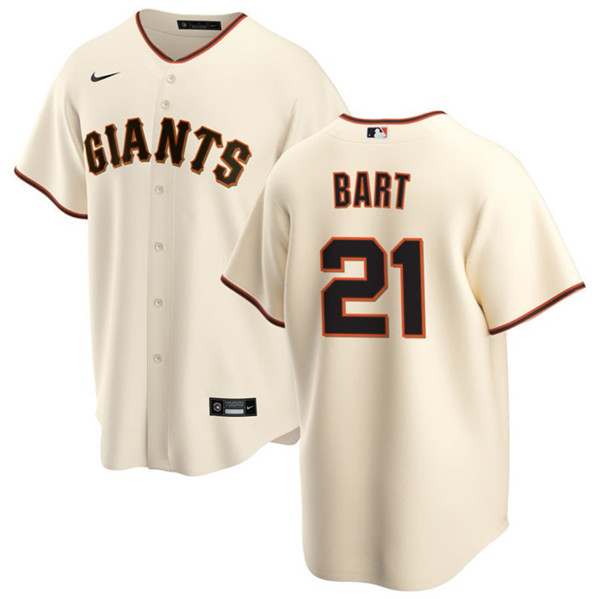 San Francisco Giants #21 Joey Bart Cream Cool Base Stitched Jersey - Zenithce