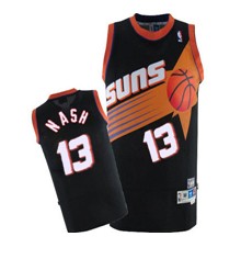 Phoenix Suns #13 Steve Nash Black Swingman Throwback Jersey - Zenithce