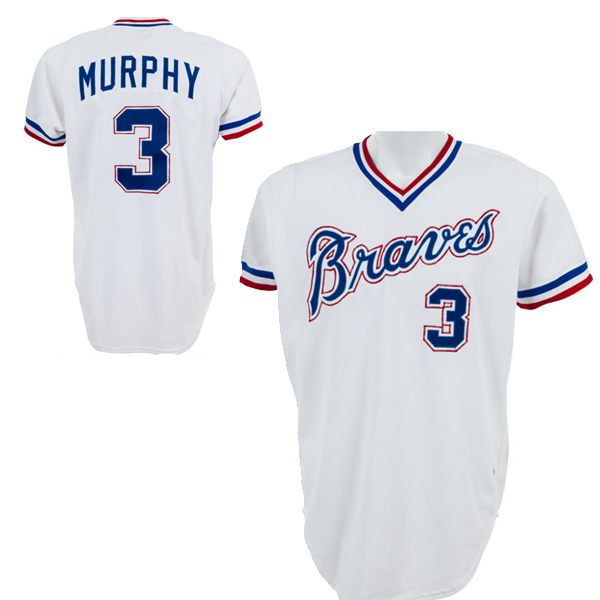 Atlanta Braves #3 Dale Murphy White Stitched Baseball Jersey - Zenithce