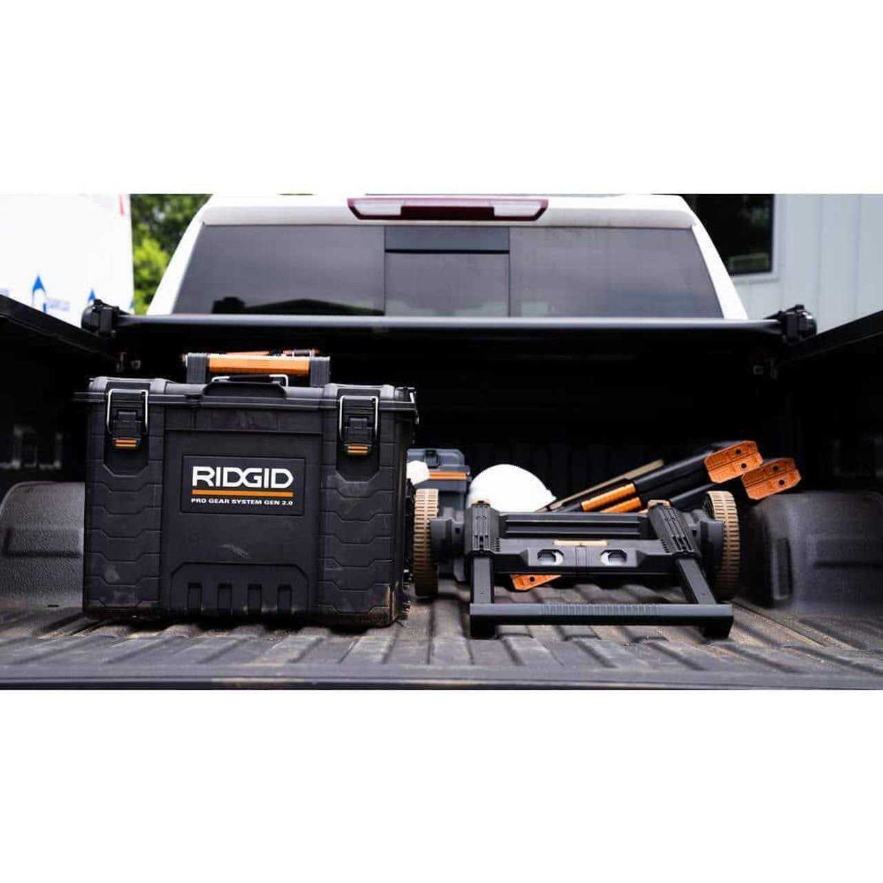RIDGID 2.0 Pro 22 in. Gear System Rolling Tool Box and Tool Box and Tool Case - Zenithce