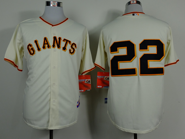 Giants #22 Will Clark Cream Home Cool Base Stitched Jersey - Zenithce