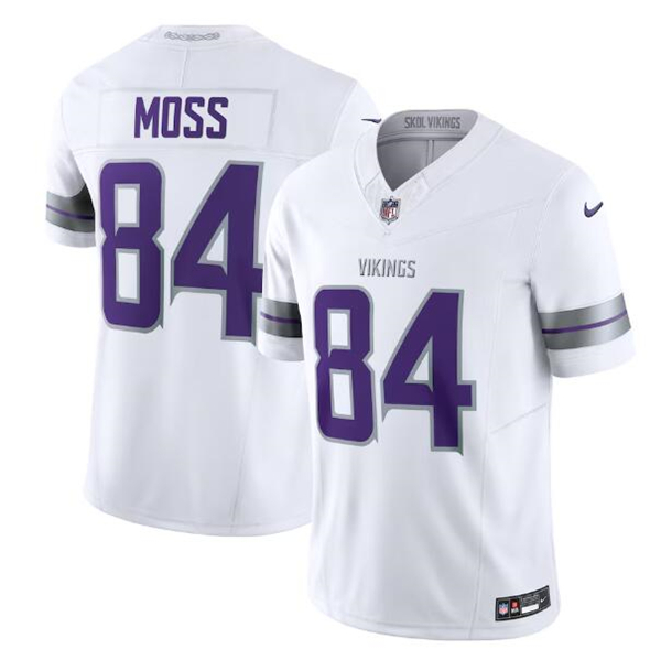Minnesota Vikings #84 Randy Moss White 2024 F.U.S.E. Winter Warrior Limited Stitched Jersey - Zenithce