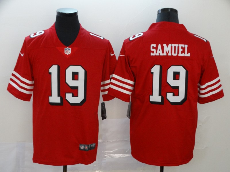 San Francisco 49ers #19 Deebo Samuel Red New Vapor Untouchable Limited Stitched Jersey - Zenithce