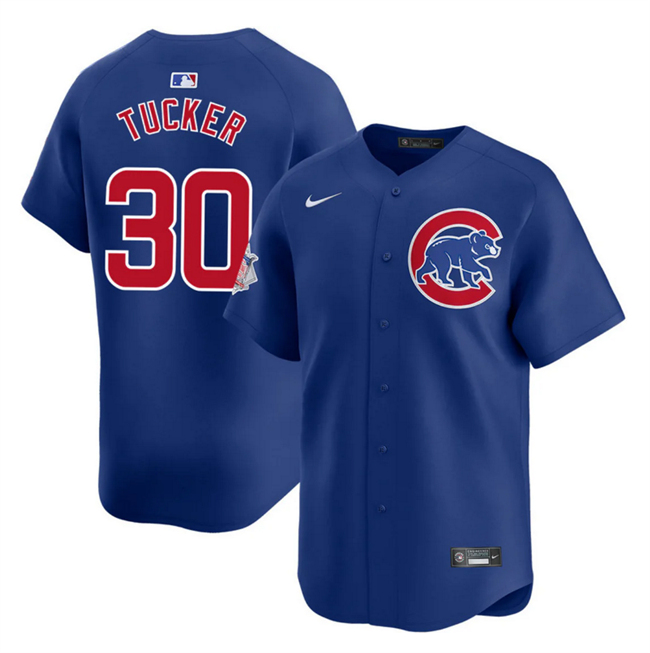 Chicago Cubs #30 Kyle Tucker Royal 2025 Limited Stitched Jersey - Zenithce