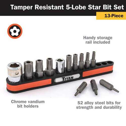 Titan 13 Piece Torx Key Set 12715 - Zenithce