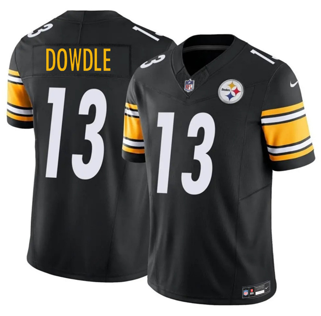 Pittsburgh Steelers #13 Rico Dowdle Black 2025 F.U.S.E. Vapor Limited Stitched Jersey - Zenithce