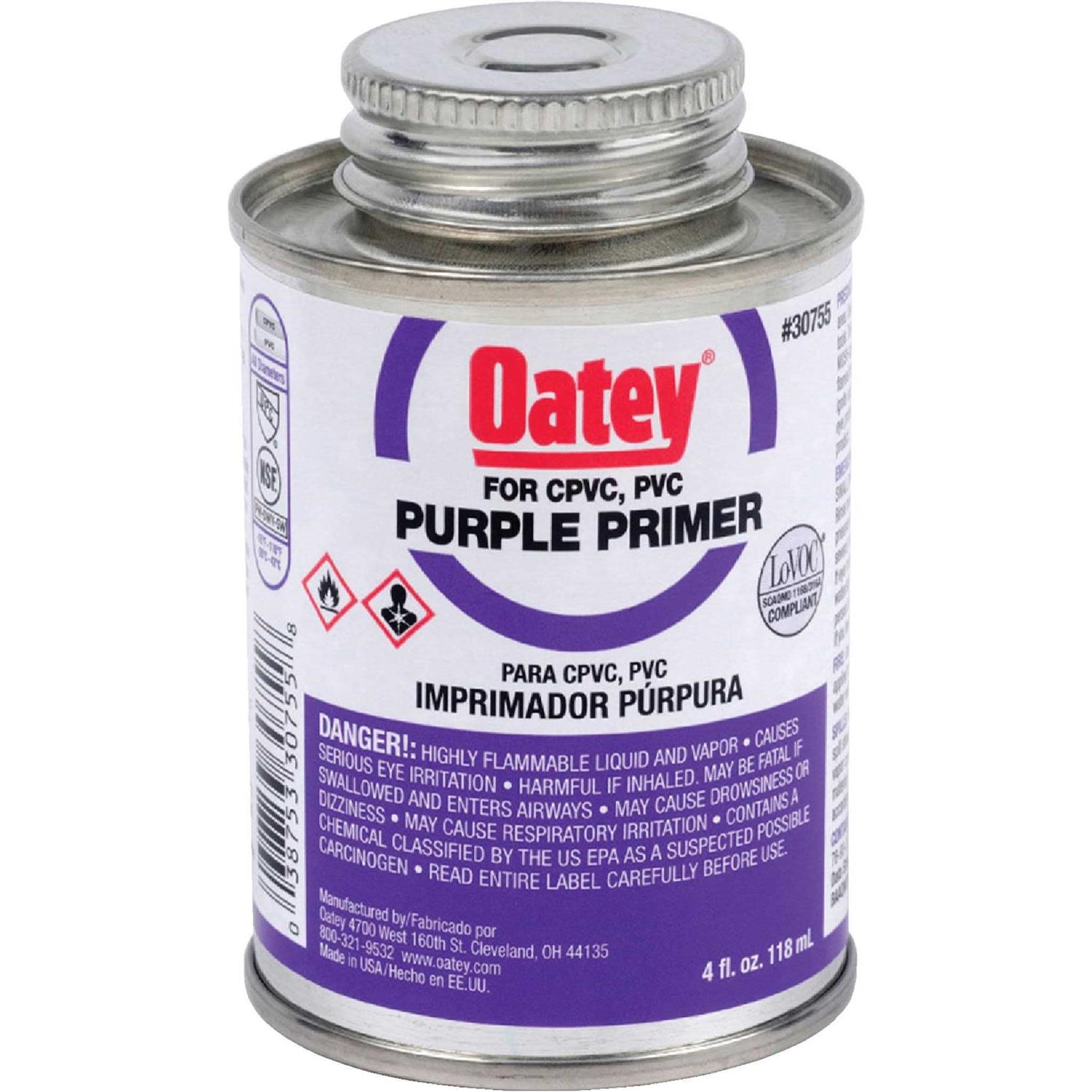 Oatey Purple Primer - Zenithce