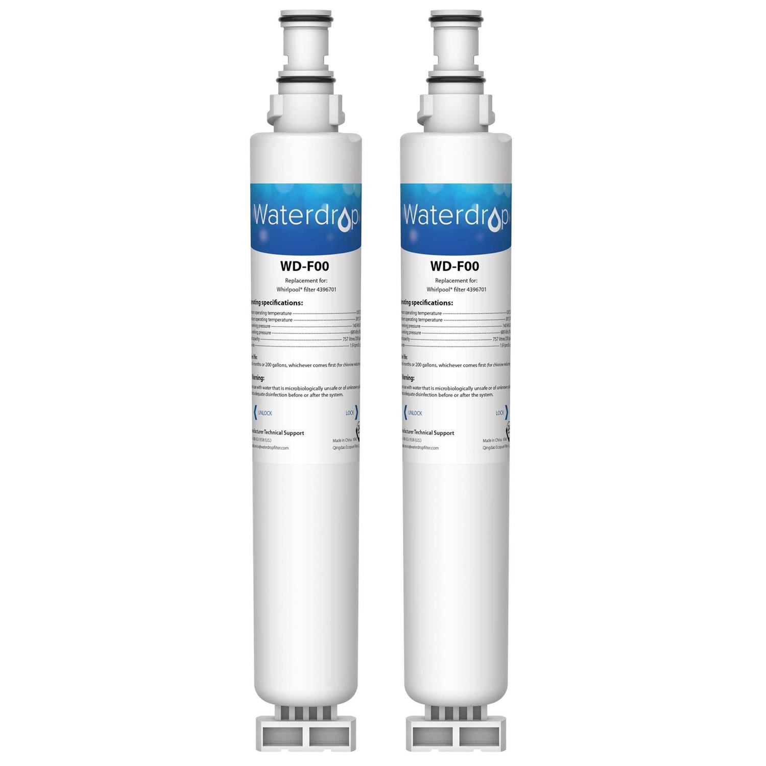 Waterdrop 4396701 Refrigerator Water Filter Replacement for Whirlpool - Zenithce