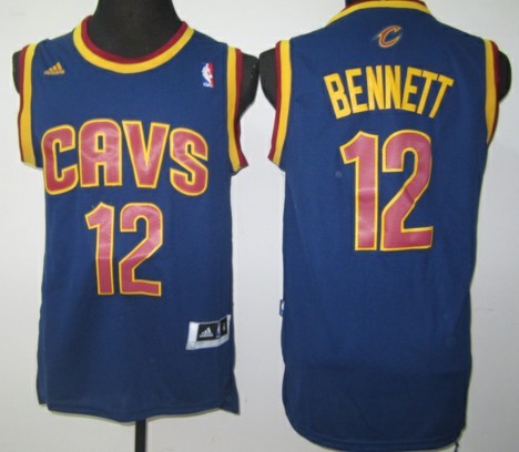 Cleveland Cavaliers #12 Anthony Bennett Revolution 30 Swingman Navy Blue Jersey - Zenithce