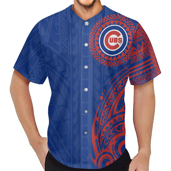 Chicago Cubs Blue Baseball Jersey - Zenithce