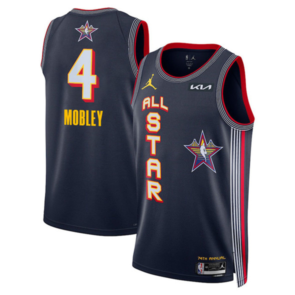 2025 All-Star #4 Evan Mobley Navy Stitched Jersey - Zenithce