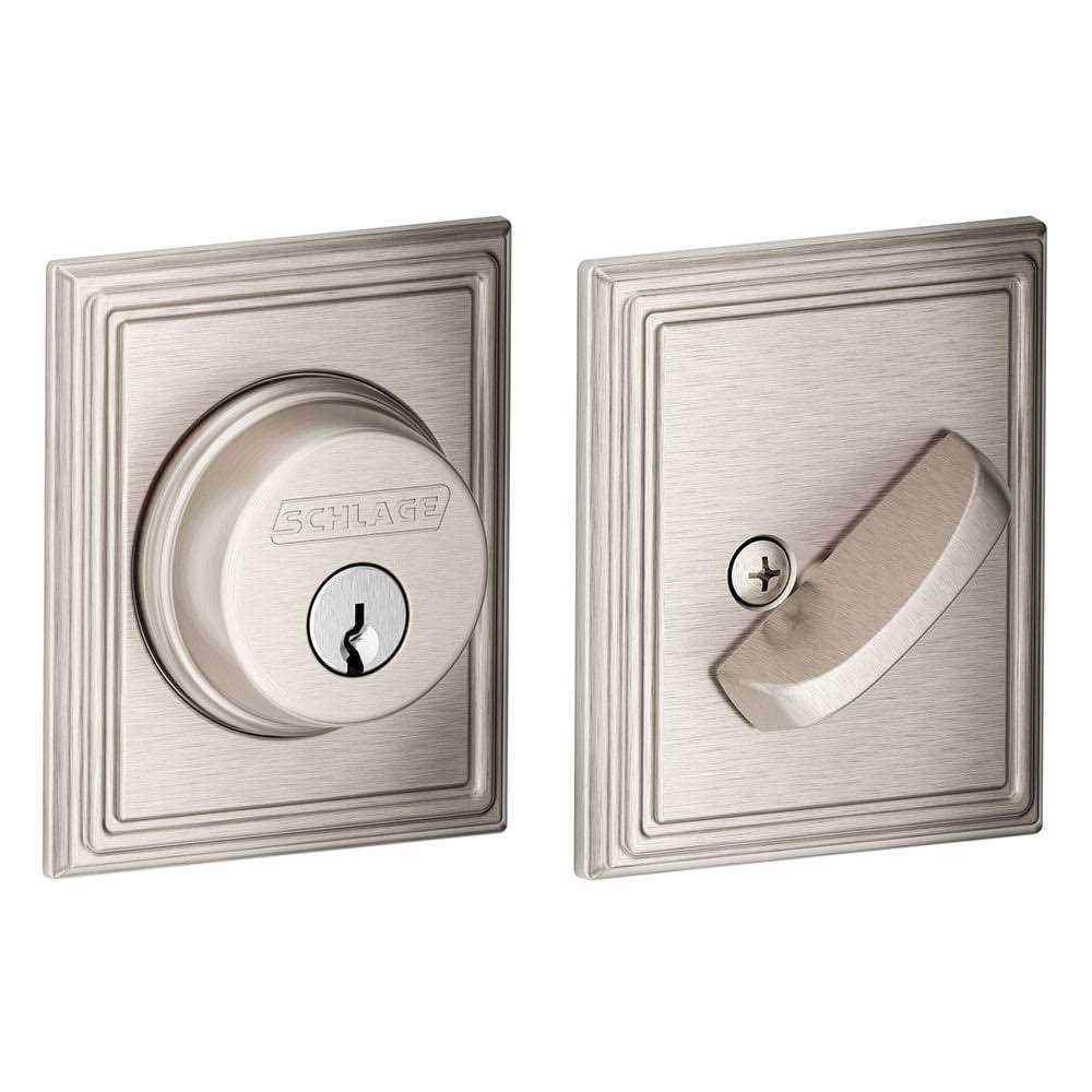 Schlage Addison Single Cylinder Deadbolt - Zenithce