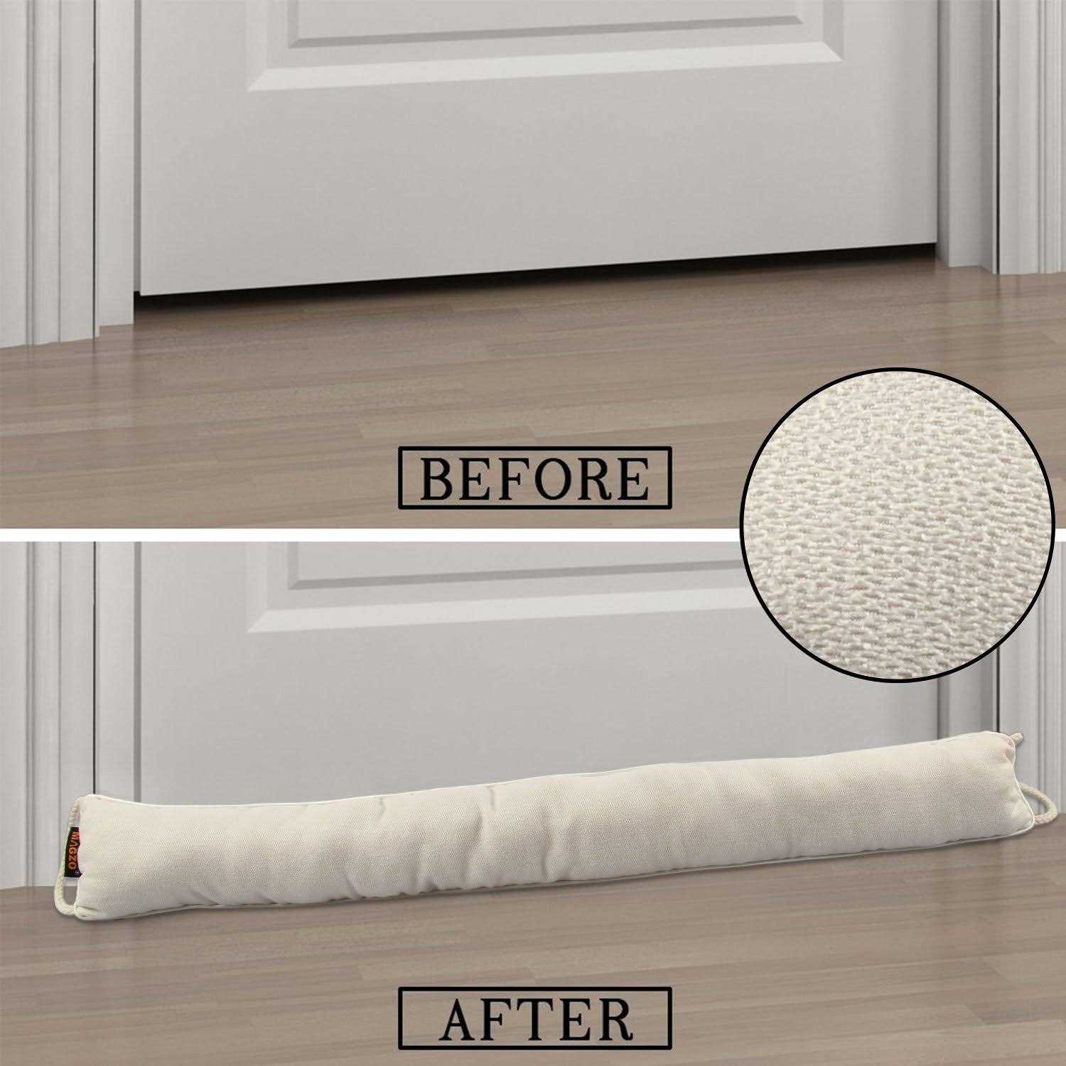 Magzo Door Draft Stopper Door Door Insulation Stopper Weighted Blocker - Zenithce