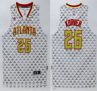 Atlanta Hawks #26 Kyle Korver Revolution 30 Swingman 2015-16 New White Jersey - Zenithce