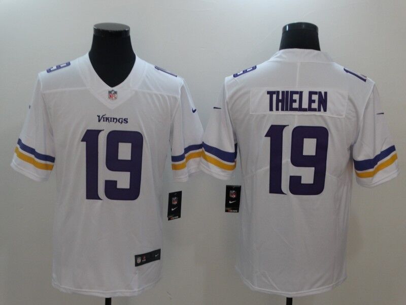 Minnesota Vikings #19 Adam Thielen White Vapor Untouchable Limited Stitched Nike Jersey - Zenithce