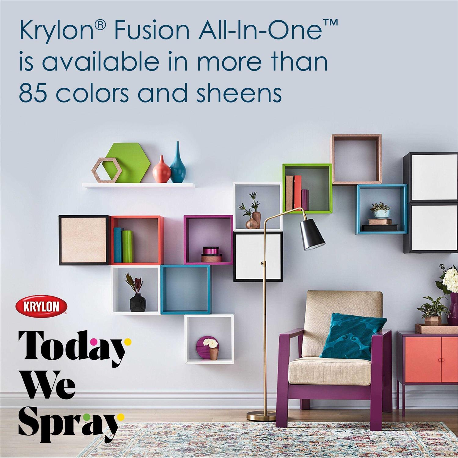 Krylon Fusion All-In-One Spray Paint K02709007 - Zenithce