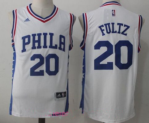 2017 Draft Philadelphia 76ers #20 Markelle Fultz White Stitched adidas Revolution 30 Swingman Jersey - Zenithce