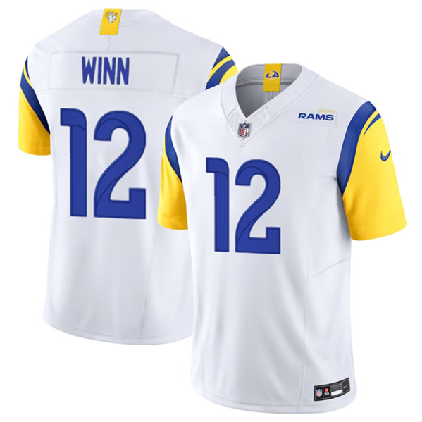 Los Angeles Rams #12 Dresser Winn White 2023 F.U.S.E. Vapor Untouchable Stitched Jersey - Zenithce