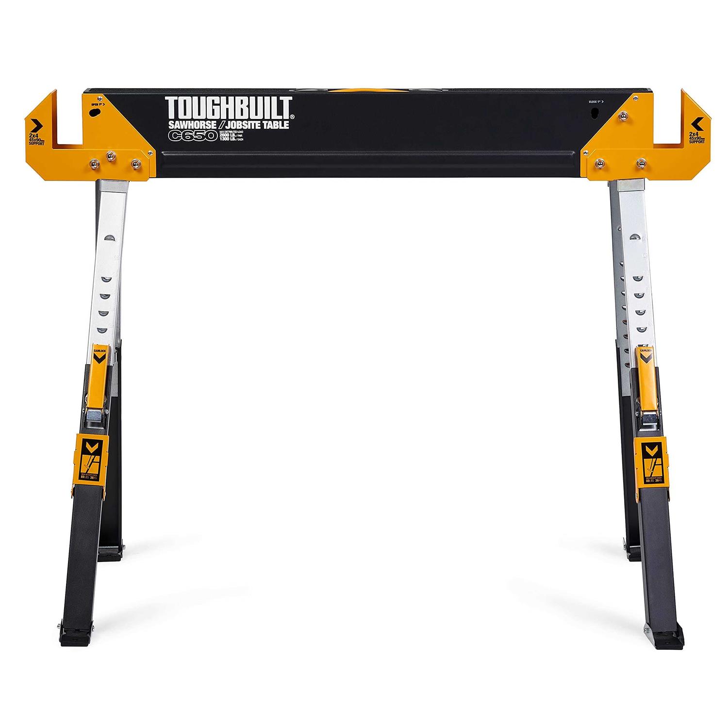 Toughbuilt C650 Sawhorse/Jobsite Table TB-C650-0BES - Zenithce