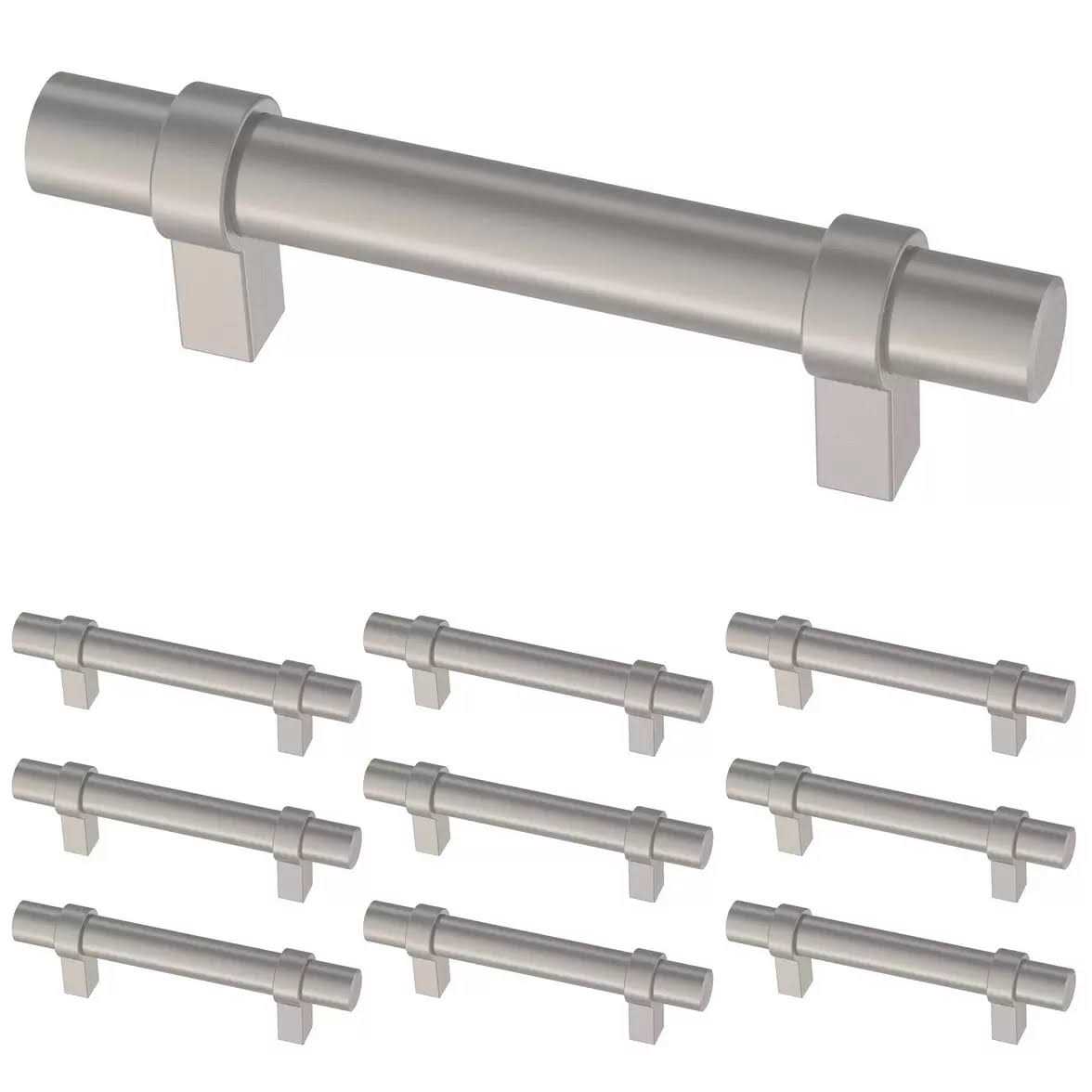 Franklin Brass Simple Wrapped Bar 3 in. Matte Black Cabinet Drawer Pull P46649K-FB-B - Zenithce