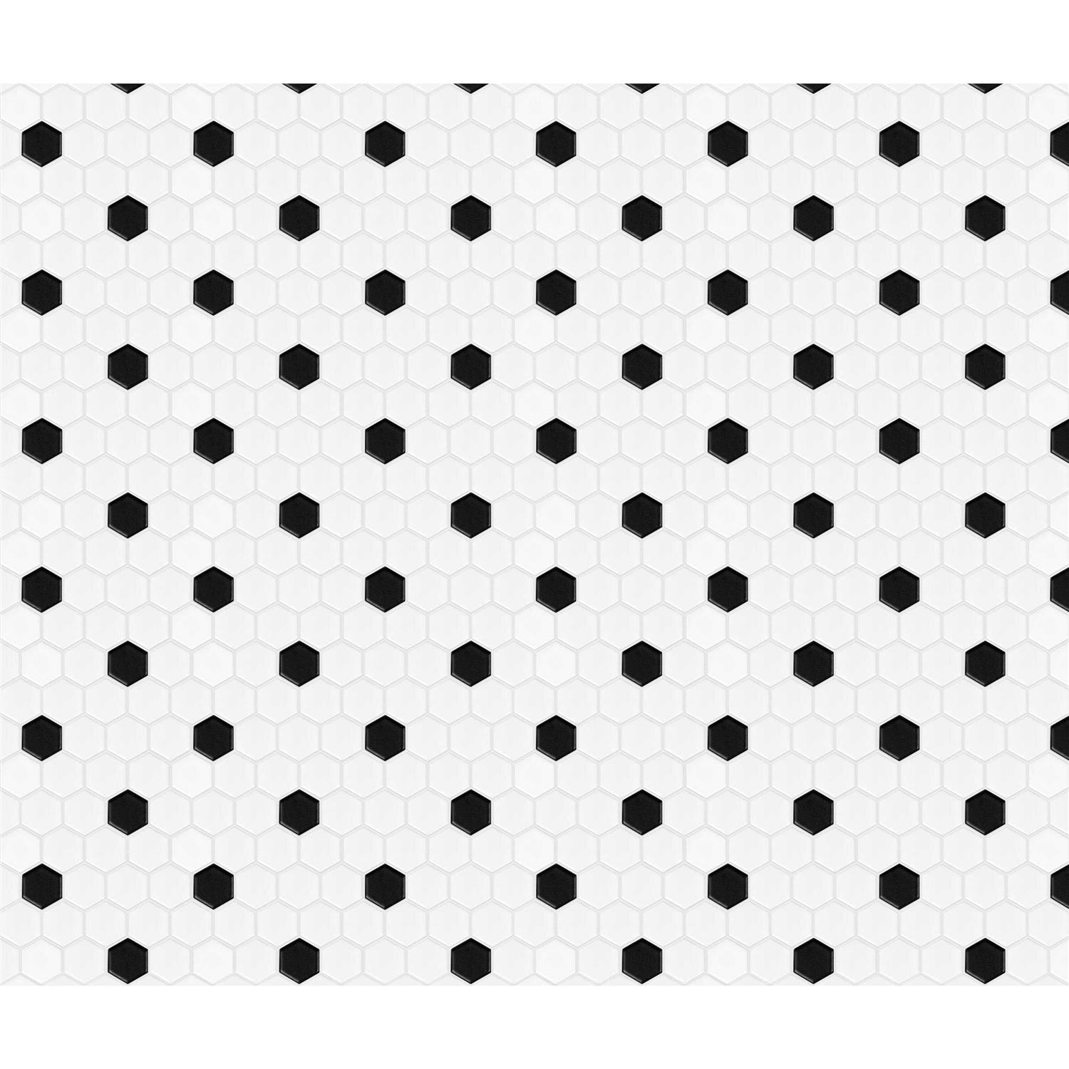 Satori Hudson 10-in x 12-in Matte Porcelain Hexagon and Wall Tile 1001 - Zenithce