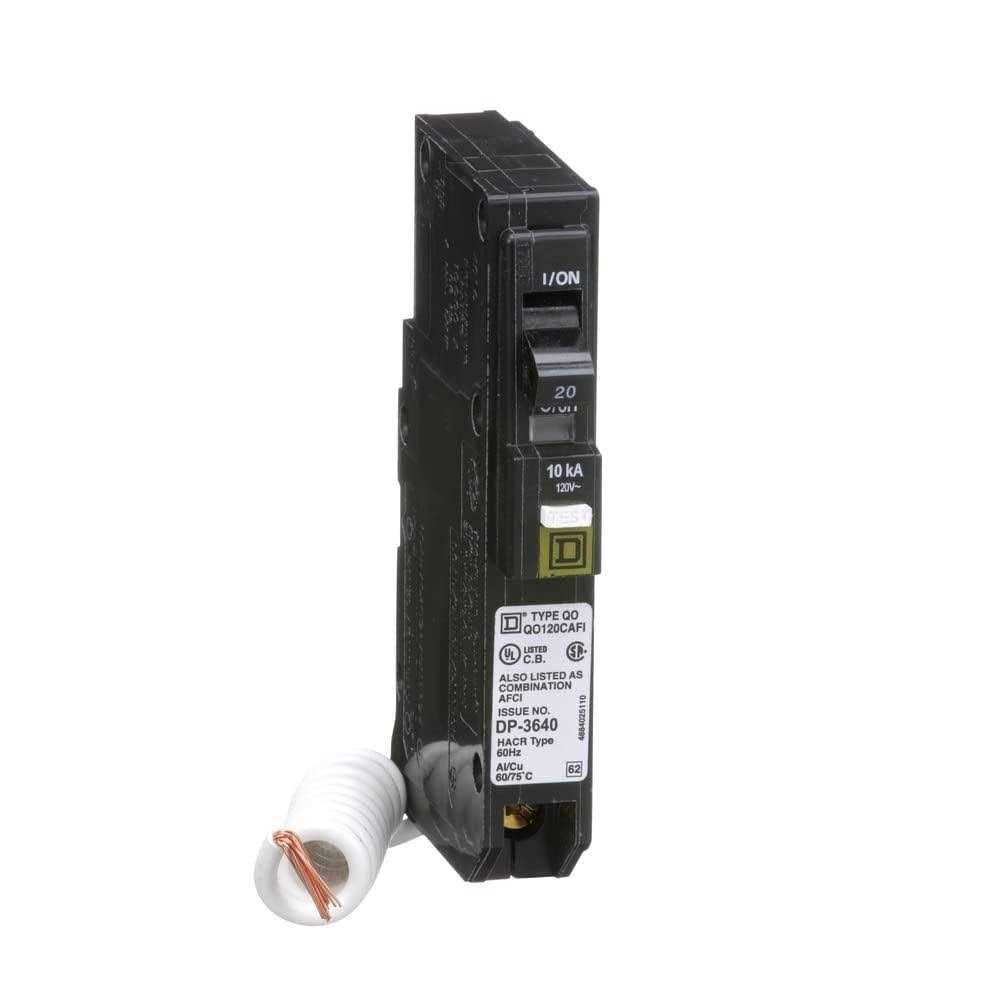 Square D QO120CAFI QO 20A Arc Fault Breaker - Zenithce