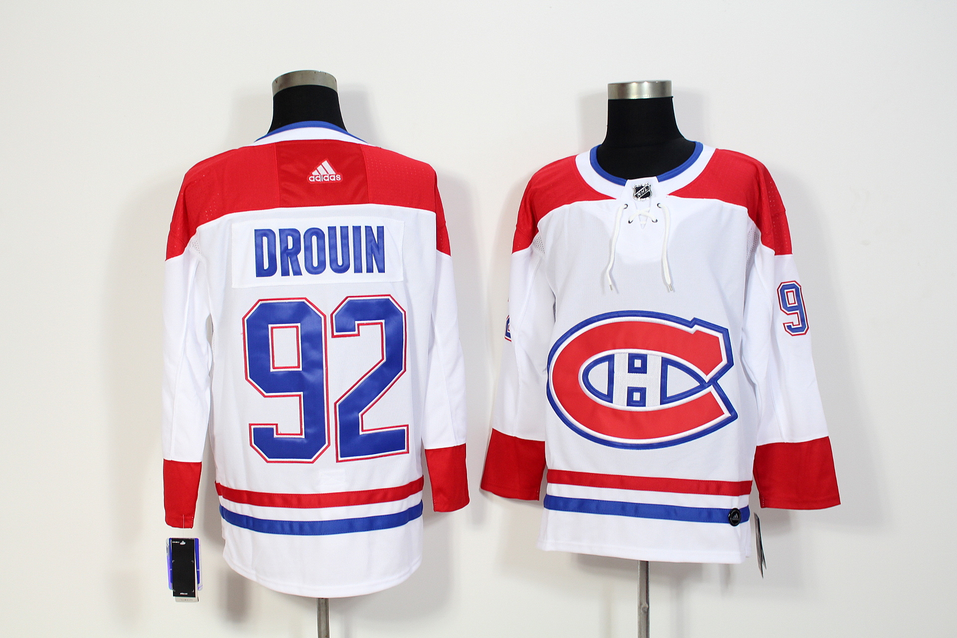 Montreal Canadiens #92 Jonathan Drouin White Stitched Adidas Jersey - Zenithce