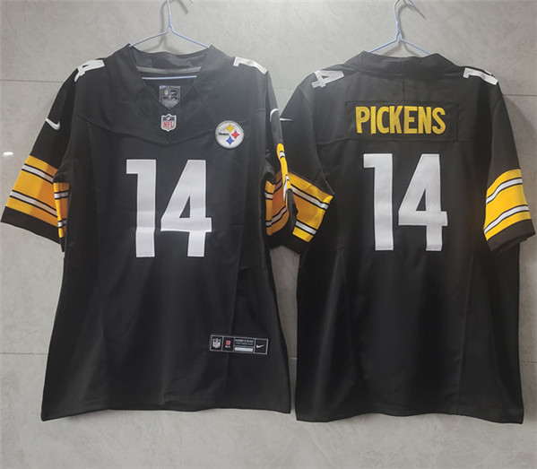 Pittsburgh Steelers #14 George Pickens Black 2023 F.U.S.E. Vapor Untouchable Limited Jersey - Zenithce
