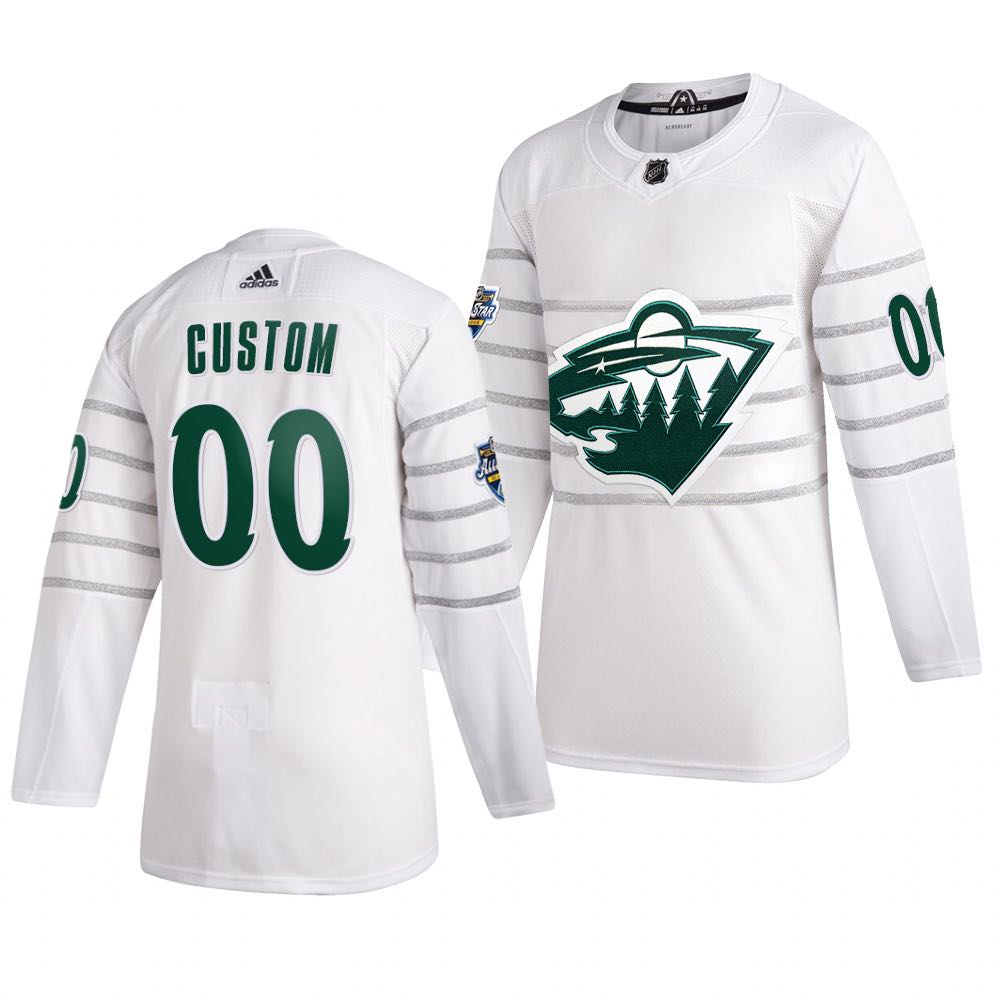 Minnesota Wild Custom Name Number Size NHL Stitched Jersey - Zenithce