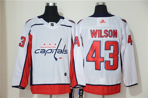 Washington Capitals #43 Tom Wilson White Stitched Jersey - Zenithce