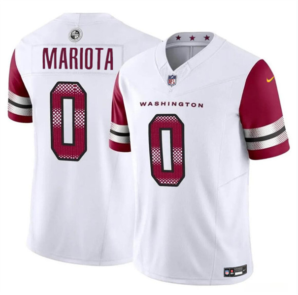 Washington Commanders #0 Marcus Mariota White 2023 F.U.S.E. Vapor Limited Stitched Jersey - Zenithce