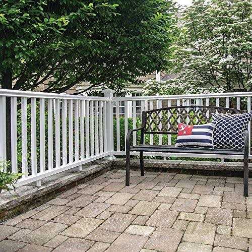 Veranda Traditional 6 ft. x 36 in. White PolyComposite Rail Kit without Brackets - Zenithce