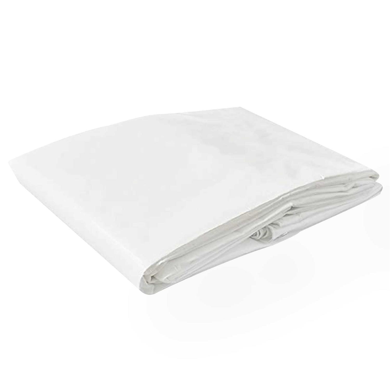 Tarps Now Waterproof Poly Tarps Translucent Tarp Cover with Grommets - Zenithce
